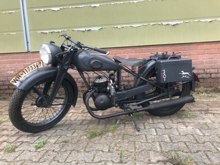 German Wehrmacht Zündapp DB200 Motorrad