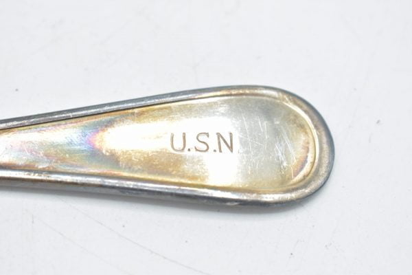 USN WW2 Spoon marked ' International Silver co.'